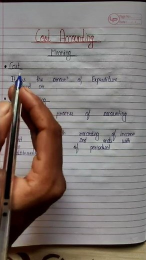 What is cost accounting?/ Meaning of cost accounting/#costaccounting #accounting#cost#shorts