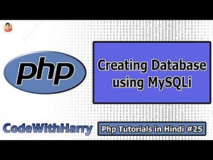 Creating a MySQL Database using php | PHP Tutorial #25