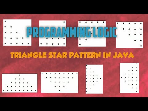 Create Star Pattern (Triangle) in Java using Looping - Programming Logic Part 1