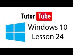 Windows 10 Tutorial - Lesson 24 - Arranging Icons in Desktop and Desktop View Options