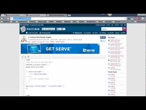 Overview on how to use Pastebin for sharing code
