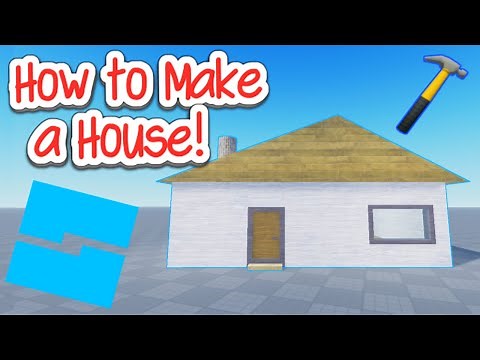 How to Build a House in Roblox Studio!