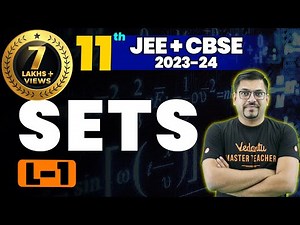 Sets - Concepts (L-1) | Sets Class 11 Maths Chapter 1 | CBSE/ JEE 2024 | Harsh Sir | Vedantu Math