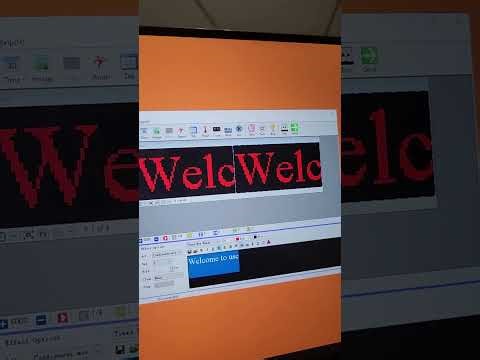 Led Screen Programming with Power LED software (Temperature and Clock)