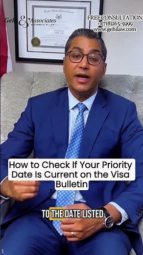 How to Check If Your Priority Date Is Current on the Visa Bulletin | NYC Immigration Lawyer #usvisa