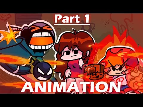 Whitty vs Boyfriend Fire Fight Part 1 (Friday Night Funkin' Animation)