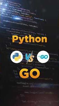🔥Python vs Go #shorts #simplilearn