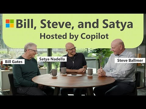 Microsoft Copilot reunites Bill Gates, Steve Ballmer, and Satya Nadella