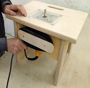 Make a mini router table Make a mini router table DIY Hello friends! This video shows the process of making a simple milling table; I already had a similar table, but it remained in Krasnoyarsk. This table was made taking into account the shortcomings of the previous one. To make the table I used: plywood 21 mm thick; plexiglass 8 mm thick. Enjoy watching! | Woodworking Tools