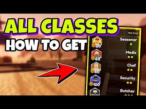 CLASSES Guide in BURGERZ Roblox - How to Unlock Every Class, Best Classes Explained