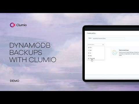 How to Create Air-Gapped DynamoDB Backups | Clumio Policy Creation Demo