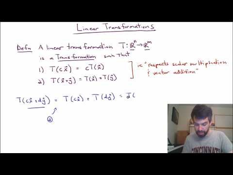 Linear Transformations