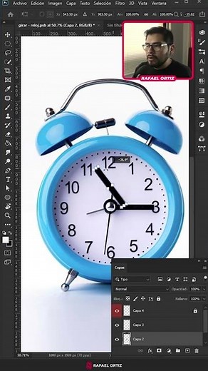 Rotar un objeto en Photoshop