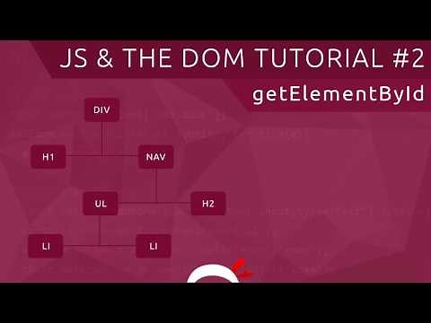 JavaScript DOM Tutorial #2 - Get Element By ID