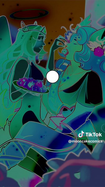 This illusion art trend is so cool! We had to do it too✨ #whitedotarttrend #sugarberry #digitalartists #cookierunkindomart #arttrend