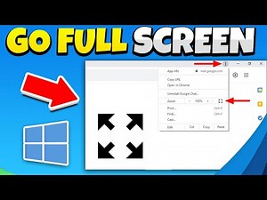 How to go full screen on windows 11 (Shortcut)