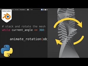 Beginner Blender Python Tutorial: for loop practice (part 2)
