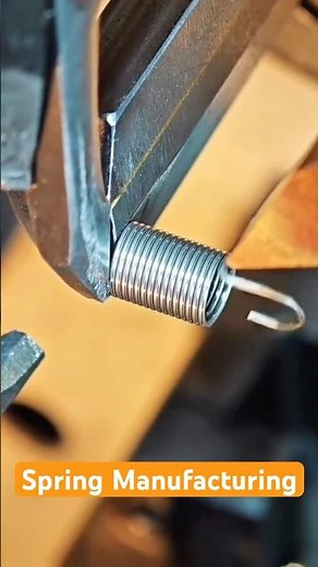 ⚙️ Amazing Spring Manufacturing Process | Automatic Wire Feeding Machine in Action Tony at Work 🌀