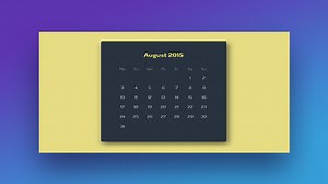 CSS and HTML calendar examples to add to your site