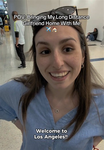 Where should I take her in LA? #pov #girlfriend #longdistance #plane #fyp