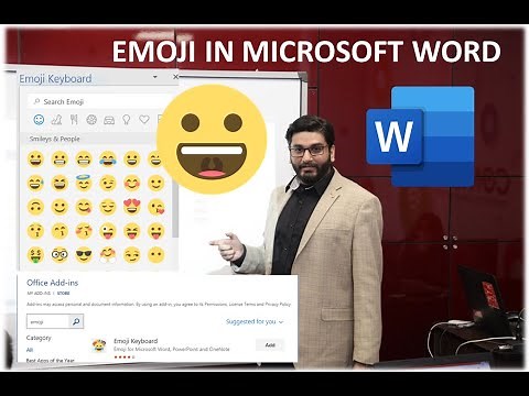 How to add / type emoji in Microsoft Word - Emoticons in Word