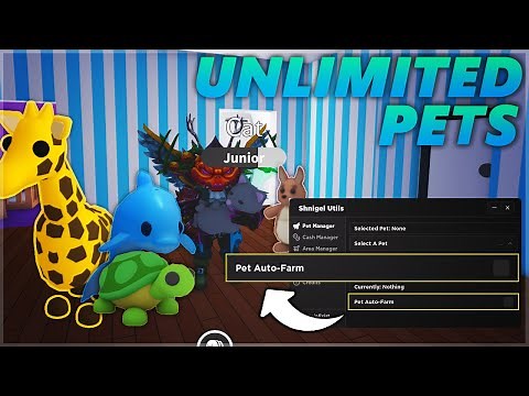 NEW Roblox Adopt Me Auto Pet Farmer - Get Unlimited pets script