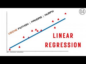 simple linear regression in python | In Hindi | By Neeraj Sharma