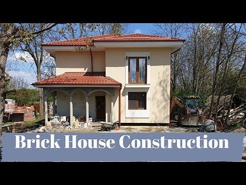 Building My Brick House - From Foundation to Roof Construction