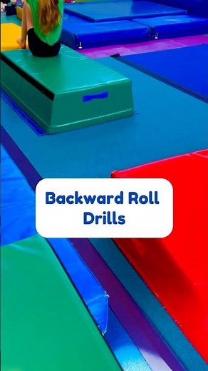 Backward Roll Drills (More tips in the description) #gymnasticsdrills