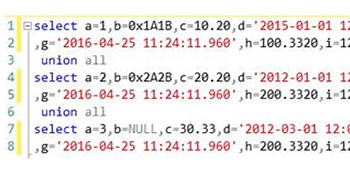 Generate INSERT scripts from SQL Server queries and stored procedure output