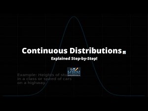 Continuous Probability Distributions EXPLAINED in 5 Minutes or Less