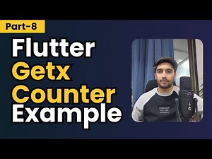 Part-8 Flutter GetX Counter Example || Flutter GetX Tutorials in Hindi/Urdu