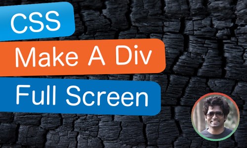 CSS Make A Div Height Full Screen [THREE SIMPLE WAYS]