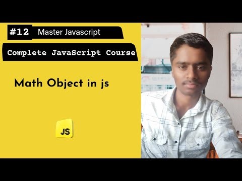 Math Object in JS | lecture-12