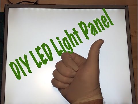 DIY LED Light Panel - Making a Light Panel From an Old LCD Monitor