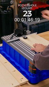 If you drill a lot of pocket holes, you'll love the speed of the Foreman! Learn more: https://bit.ly/3n3dR9z | Kreg Tool