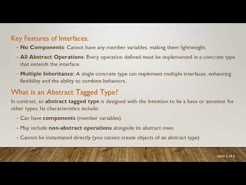 Understanding the Difference Between Interface and Abstract Tagged Type in Ada