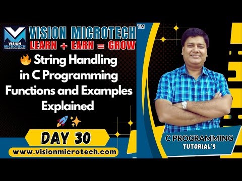 🔥 String Handling in C Programming | Functions and Examples Explained 🚀 ✨