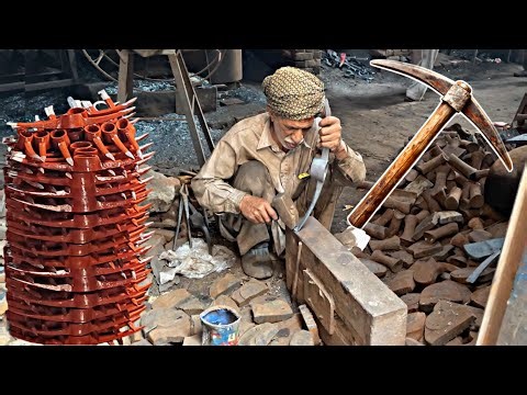 How Pickaxe are Made | Old Man Making Amazing Pickaxe in a Small Workshop