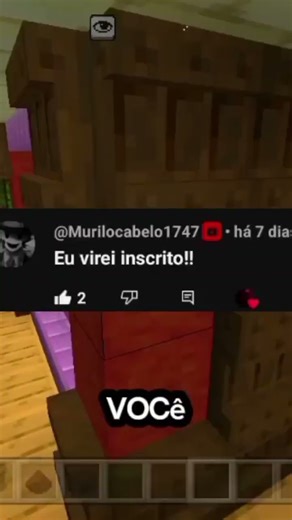 mural dos inscritos #minecraft #shorts