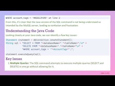 How to Successfully Delete Data from a MySQL Database in Java