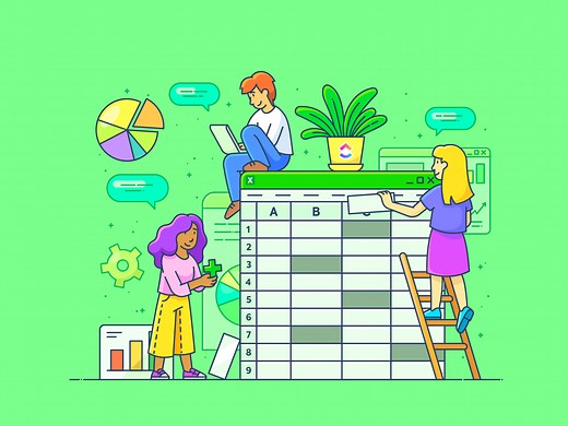 How to Create an Excel Database (With Templates and Examples) | ClickUp