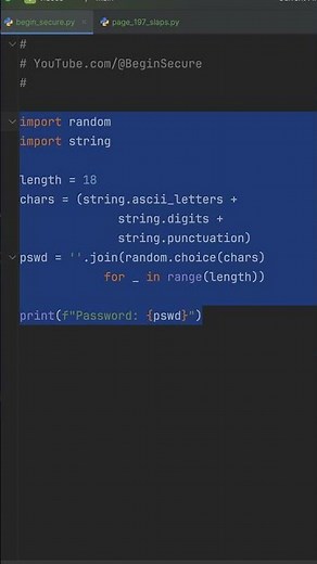 Make Your Python Passwords 100x More Secure in 2 Minutes