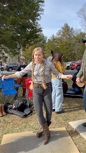 205K views · 7.5K reactions | I had fun dancing with friends at Breaking Up Winter this past Saturday  Colette, Jake Fennell, and Mickie. Three generations of dancers  #flatfoot #clogging #oldtime #traditional #appalachian #dance | Hillary Klug | Facebook