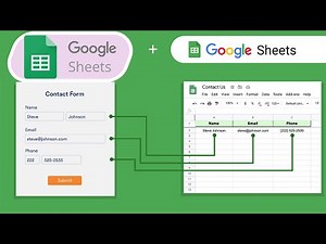 Fully Automated Google Sheet Form With Databases #googlesheets #googlesheet #macros