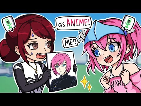 I Turned Famous YouTubers Into Anime Characters