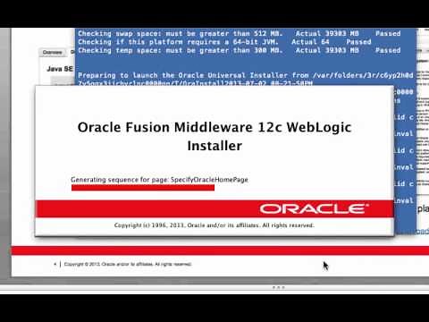 Installing Oracle WebLogic Server 12.1.2