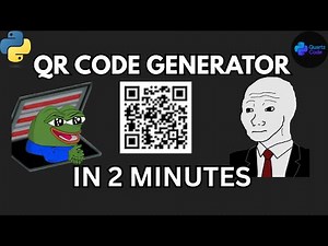 Make a QR Code Generator using Python in 2 Minutes