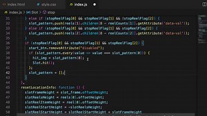 【JavaScript】スロットゲームをプログラミングで作成(当たり演出①)