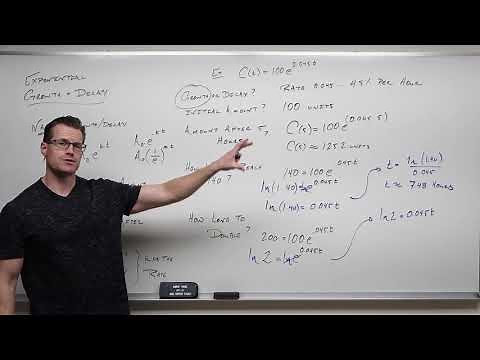 Exponential Growth and Decay (Precalculus - College Algebra 66)